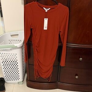 BB Dakota Rust Mini Dress